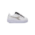 Sneakers bianche da bambina con suola platform Diadora Game Step P Metallic, Brand, SKU s344000125, Immagine 0
